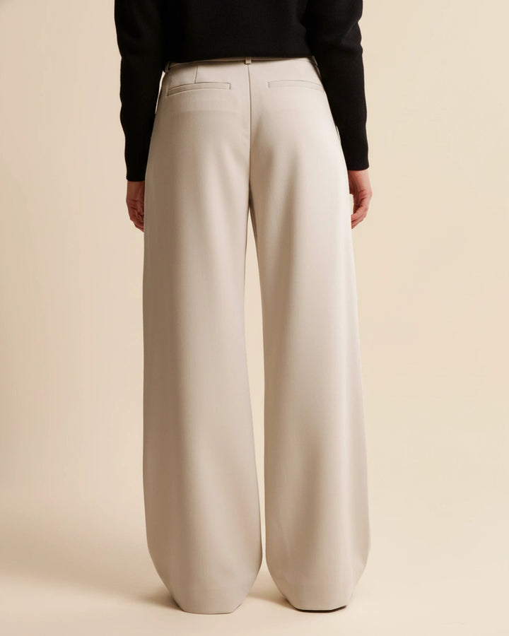 Comfortable Women's Pants with High Waist and Wide Legs