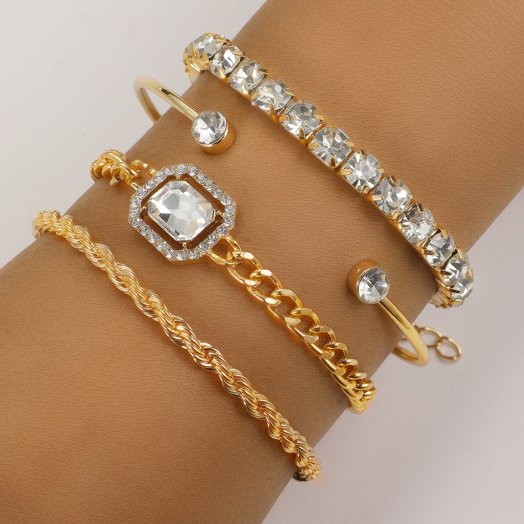 Vintage 4-Piece Bracelet Set