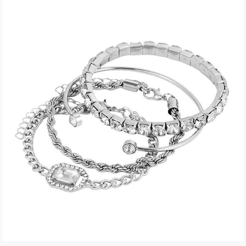Vintage 4-Piece Bracelet Set