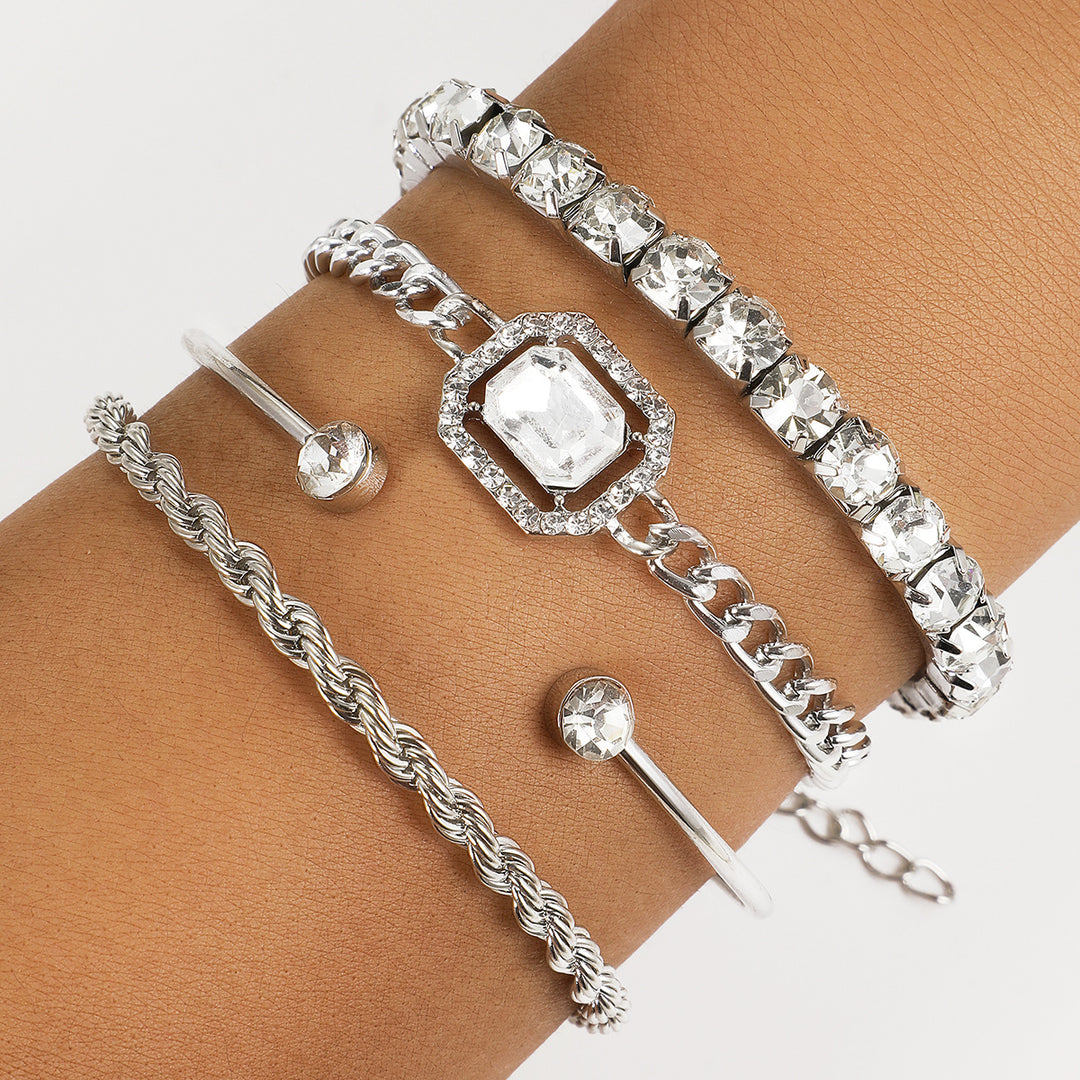 Vintage 4-Piece Bracelet Set