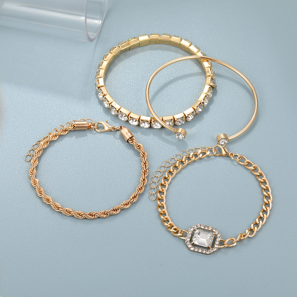 Vintage 4-Piece Bracelet Set
