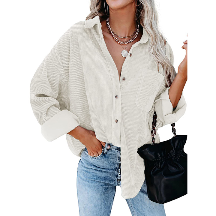 Comfortable oversized blouse for women