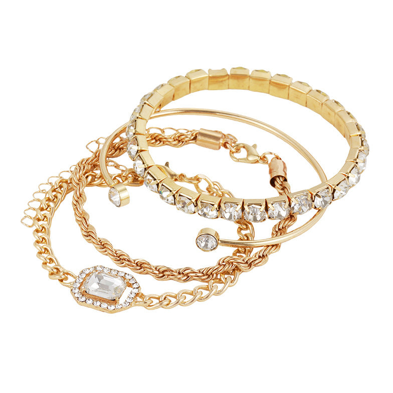 Vintage 4-Piece Bracelet Set