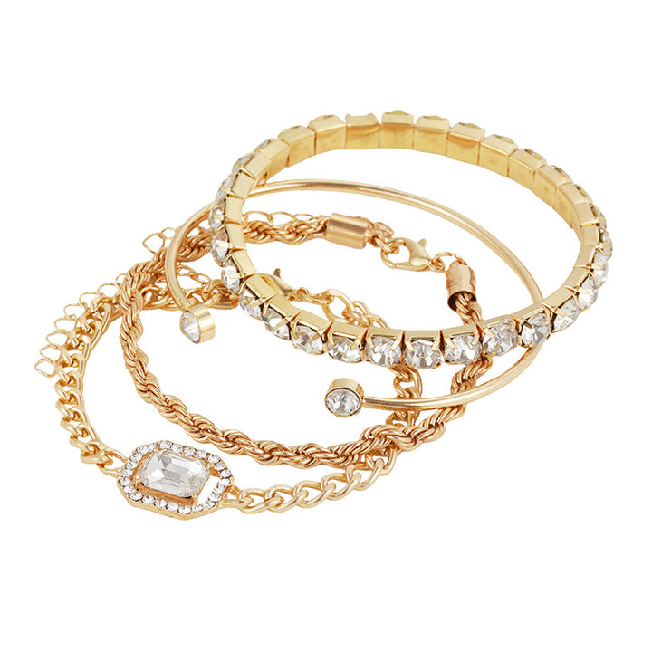 Vintage 4-Piece Bracelet Set