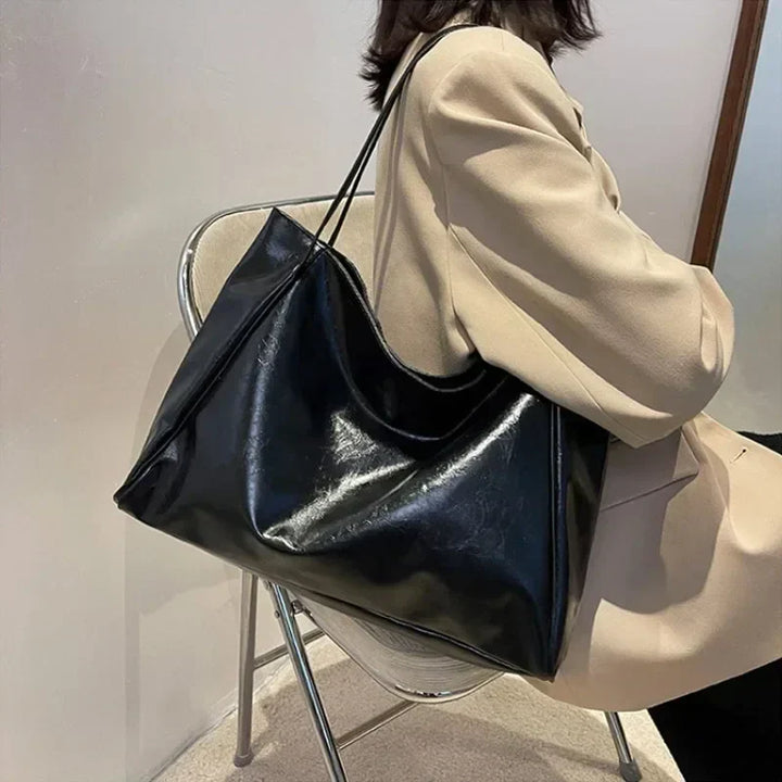 Leora | Luxurious Spacious Shopper Shoulder Bag