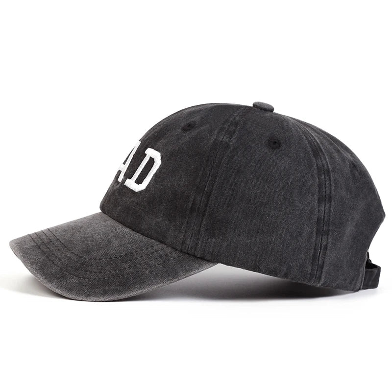 Casual Mom/Dad Baseball Cap with Embroidered Text