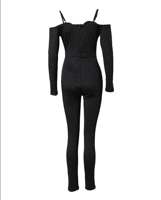 Lailani | Glamorous Off-Shoulder Jumpsuit with Corset Detail
