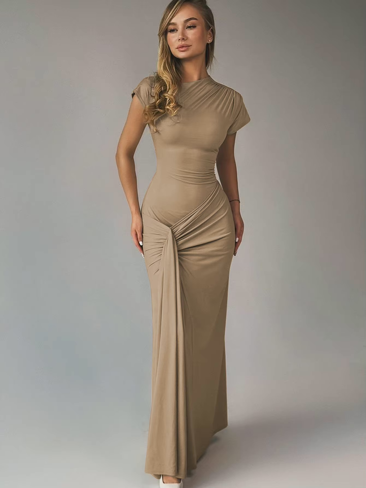 Nicki | Elegant Draped Maxi Dress