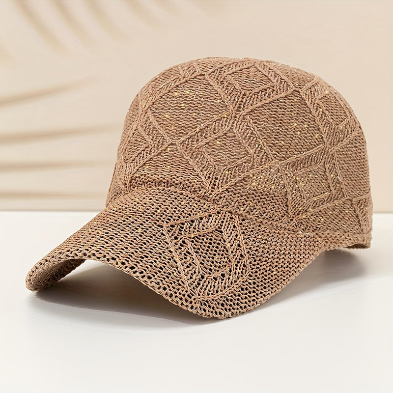 Dalia | Luxury Crocheted Baseball Cap