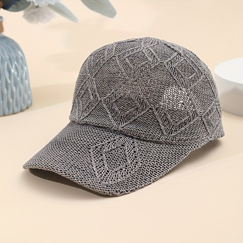 Dalia | Luxury Crocheted Baseball Cap