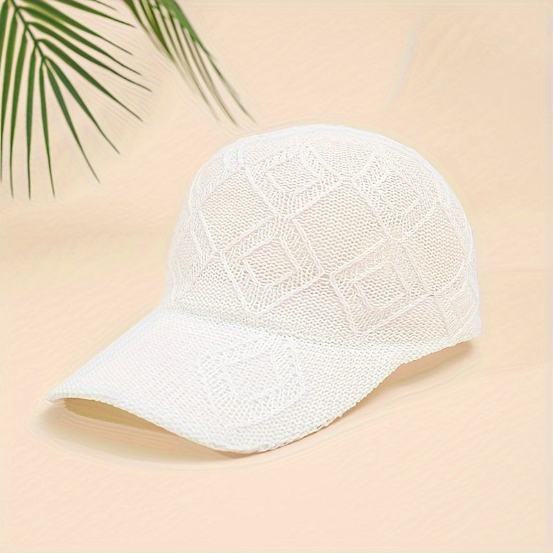 Dalia | Luxury Crocheted Baseball Cap