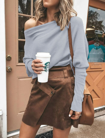 Palma | Off-Shoulder Sweater with Dolman Sleeves
