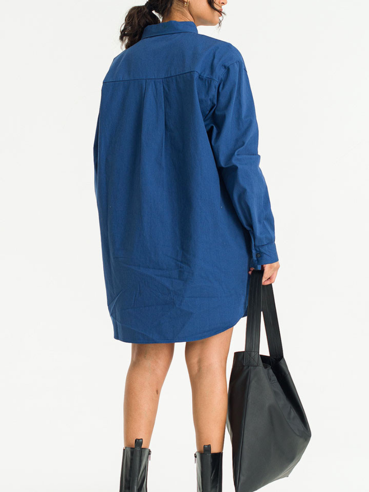 Blouse Dress for Women with Flattering Fit and Soft Fabric