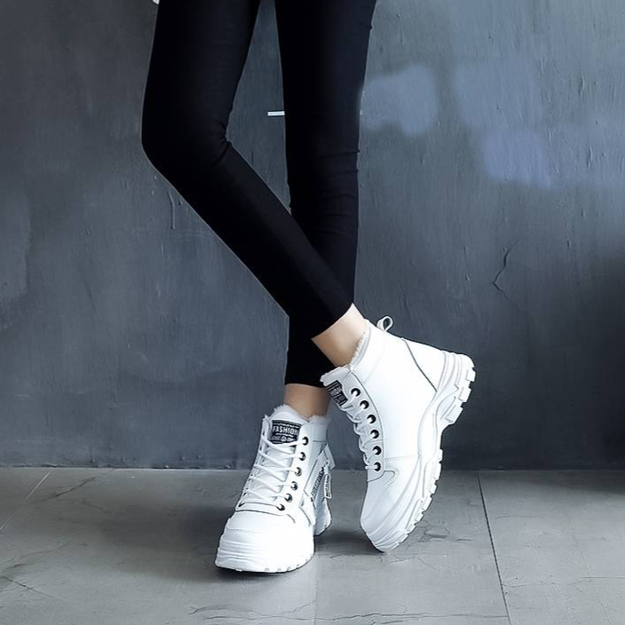 Kriss | High-Top Sneakers with Rugged Sole