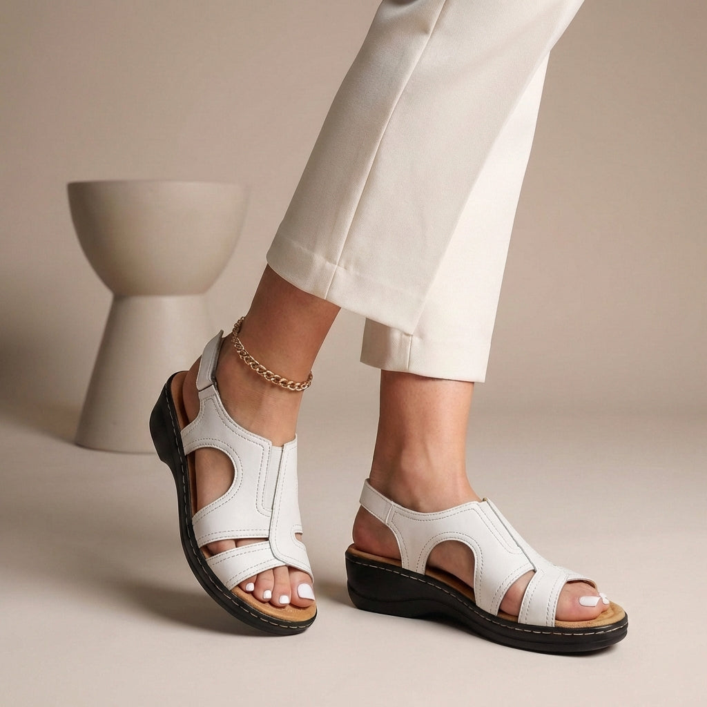Soft Women's Orthopedic Sandals With Open Toe And Straps
