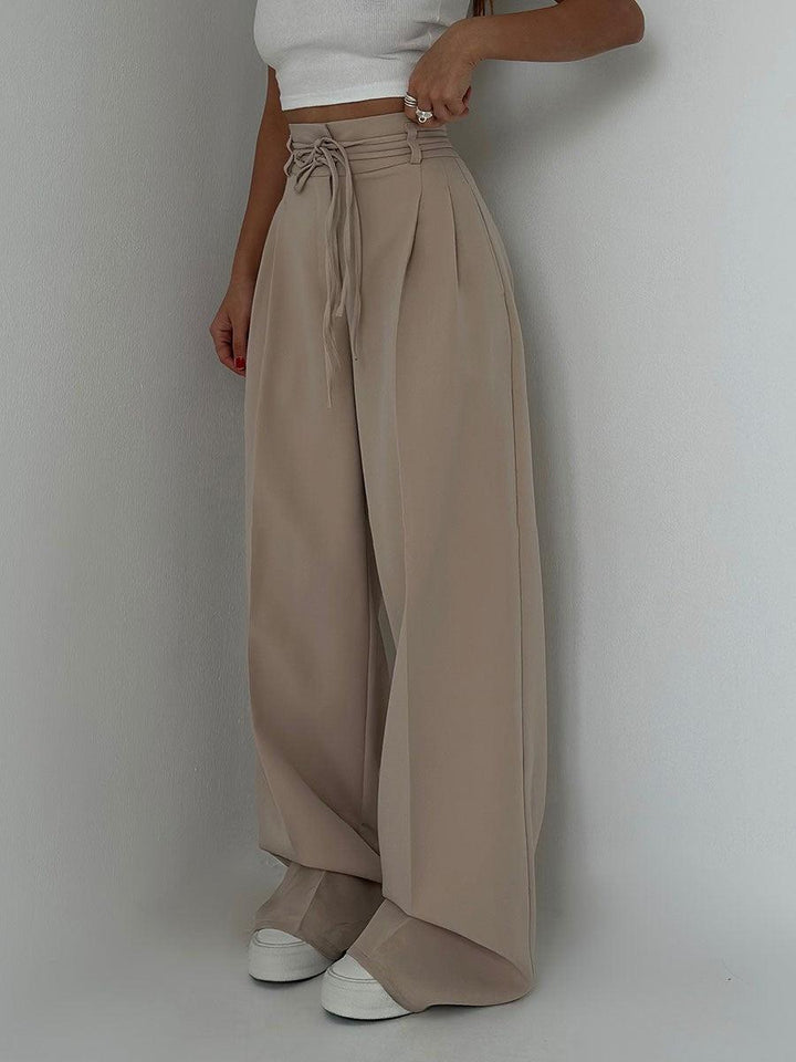 Elegant Airy Women's Palazzo Pants with High Waist