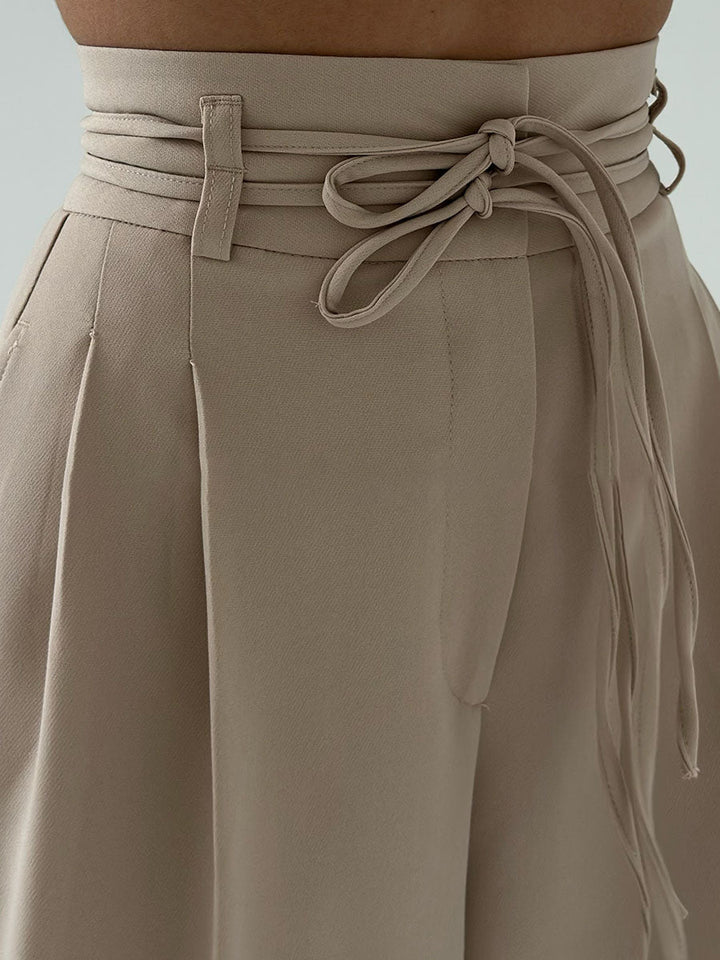Elegant Airy Women's Palazzo Pants with High Waist