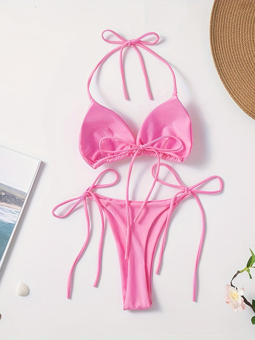 Lacie | Sensual Triangle Bikini with Adjustable Strings