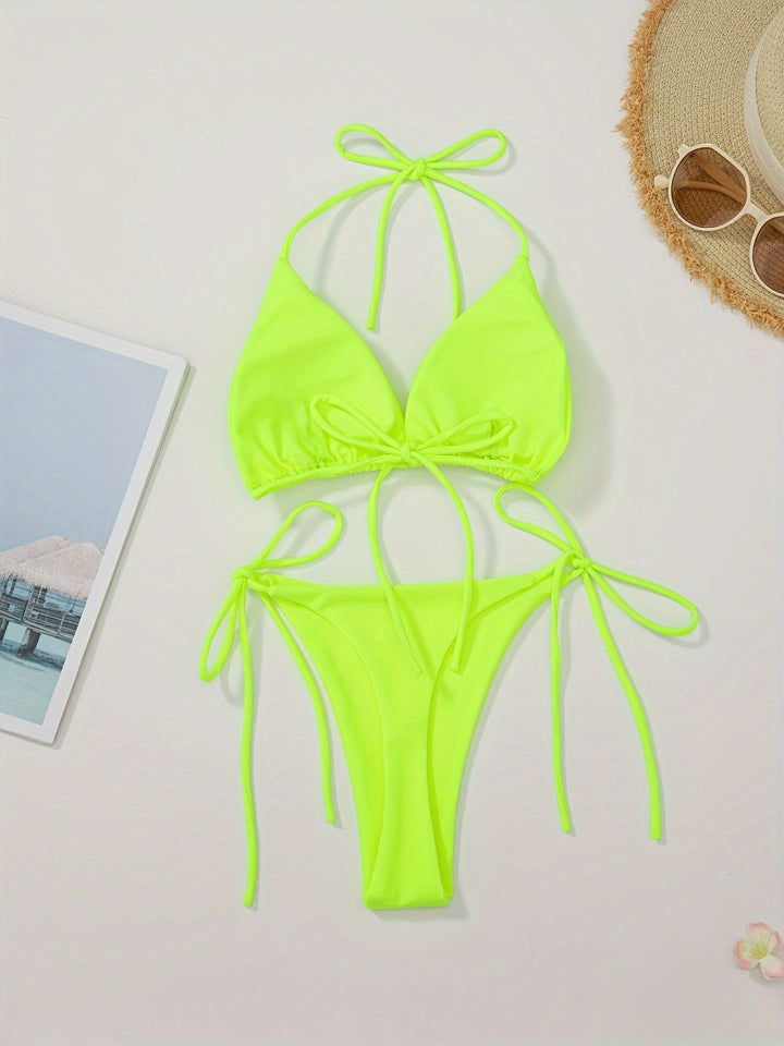 Lacie | Sensual Triangle Bikini with Adjustable Strings