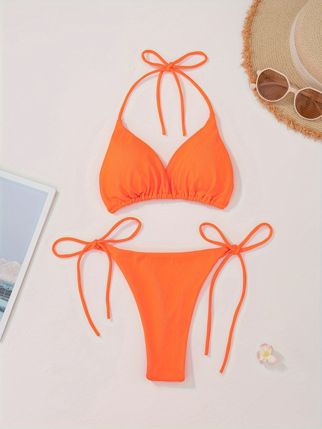 Lacie | Sensual Triangle Bikini with Adjustable Strings
