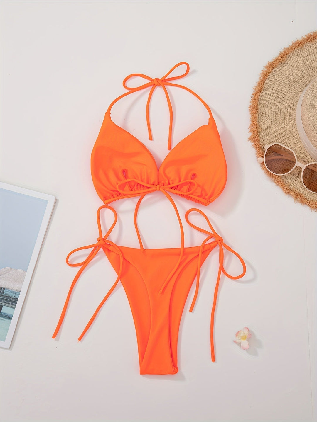 Lacie | Sensual Triangle Bikini with Adjustable Strings