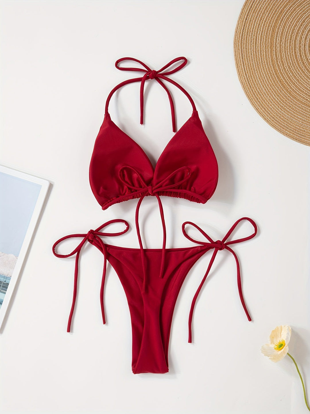 Lacie | Sensual Triangle Bikini with Adjustable Strings