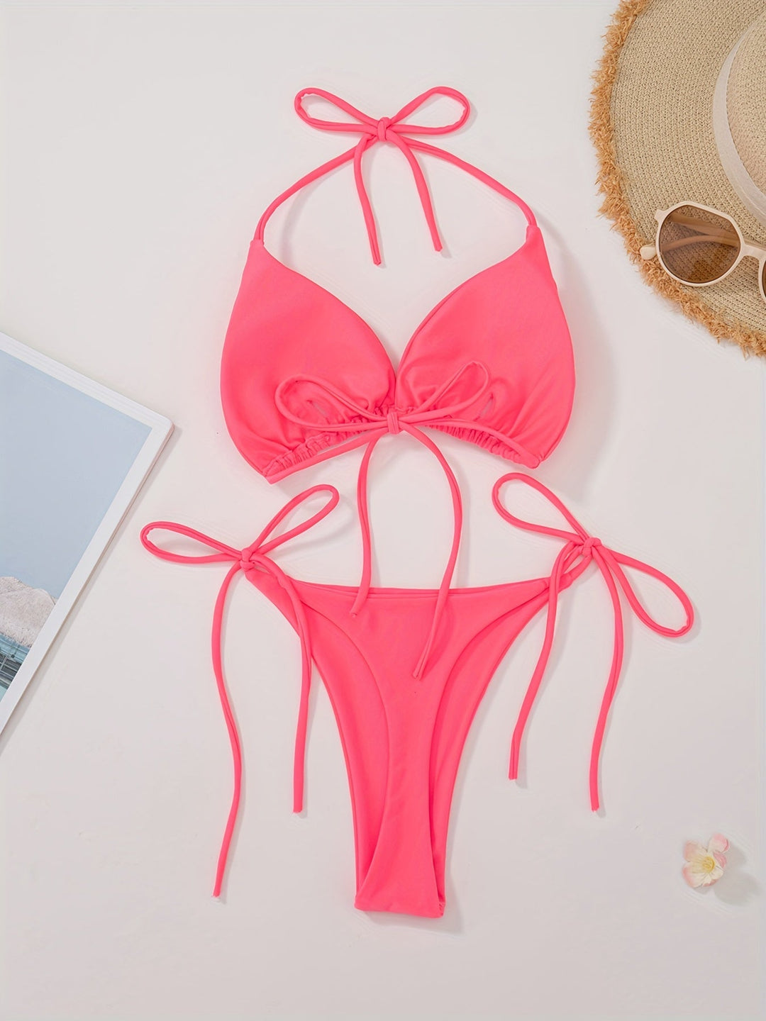 Lacie | Sensual Triangle Bikini with Adjustable Strings