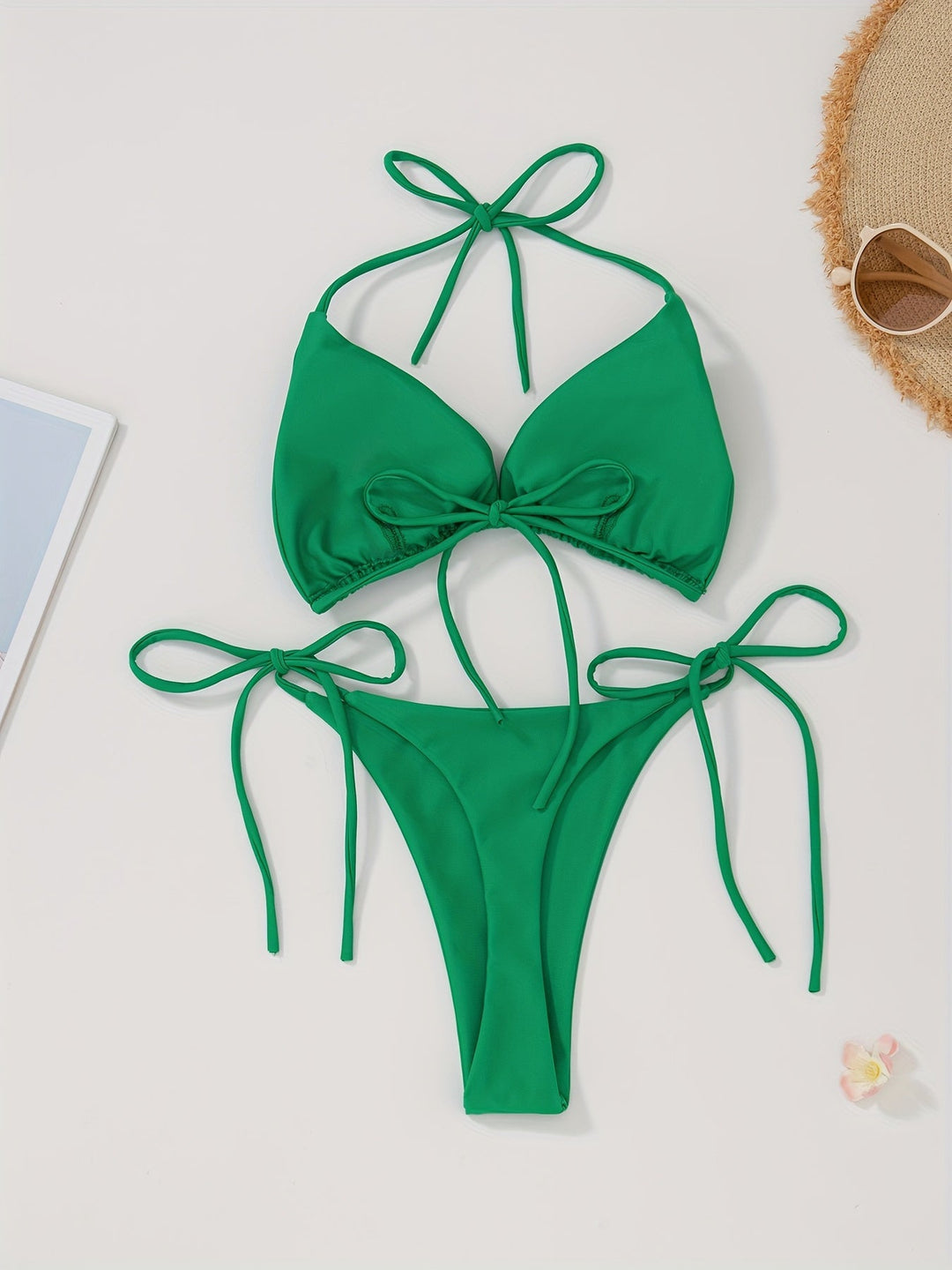 Lacie | Sensual Triangle Bikini with Adjustable Strings