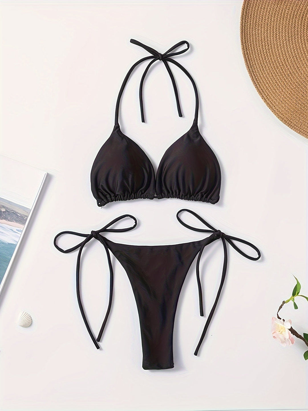 Lacie | Sensual Triangle Bikini with Adjustable Strings