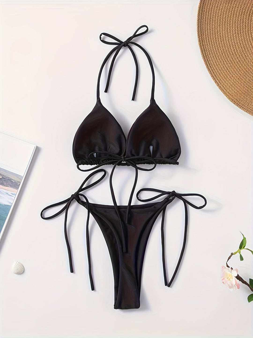 Lacie | Sensual Triangle Bikini with Adjustable Strings