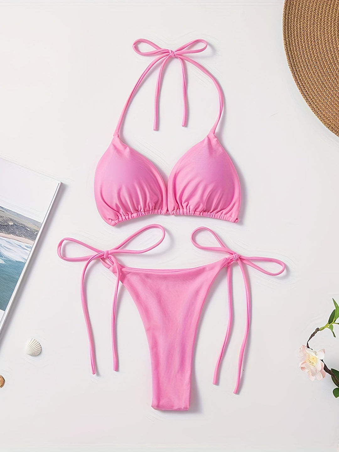 Lacie | Sensual Triangle Bikini with Adjustable Strings