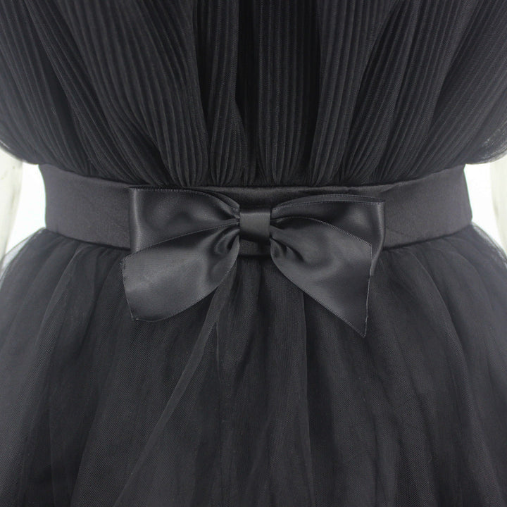 Festive Mini Cocktail Dress with Strapless Neckline for Women