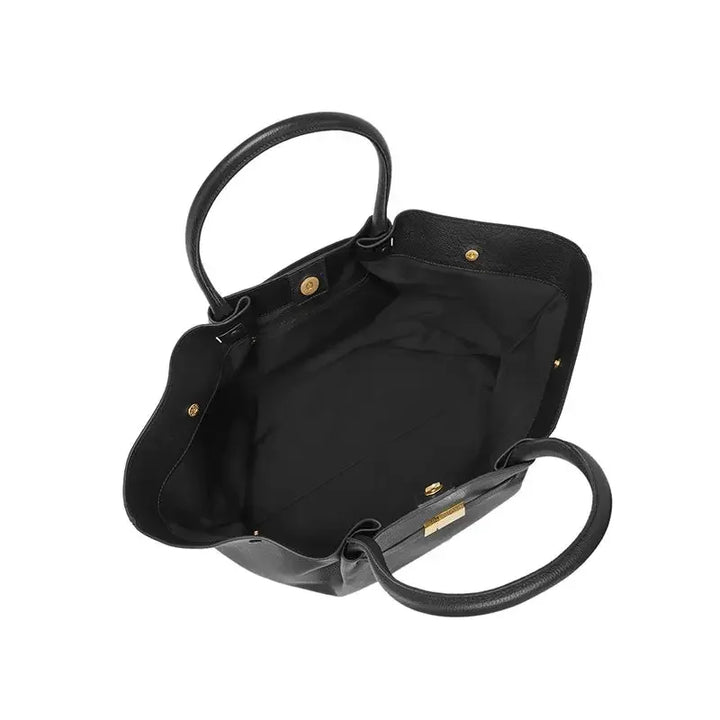 Tassa | Luxurious Oversized Shoulder Bag with Gold Closure
