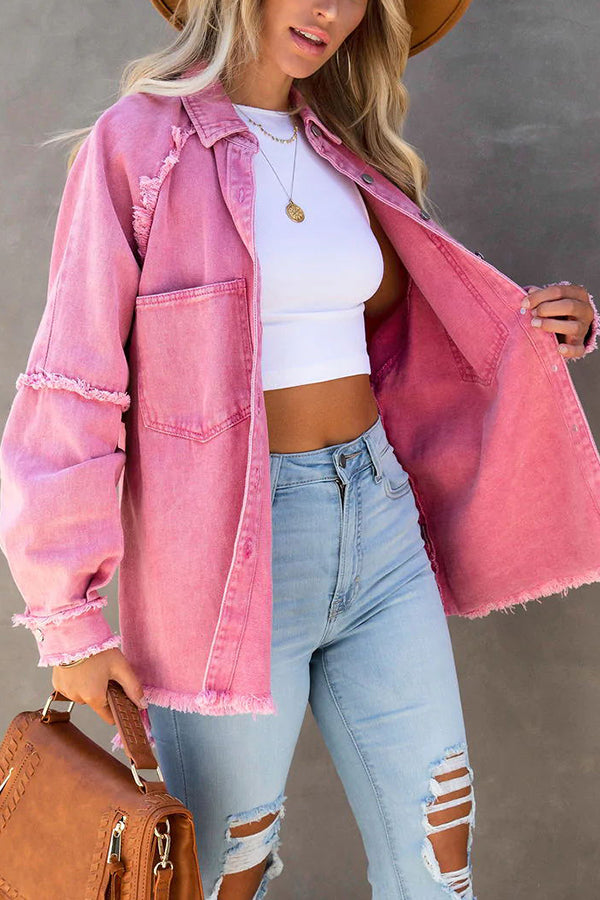 Trendy Playful Women's Denim Jacket