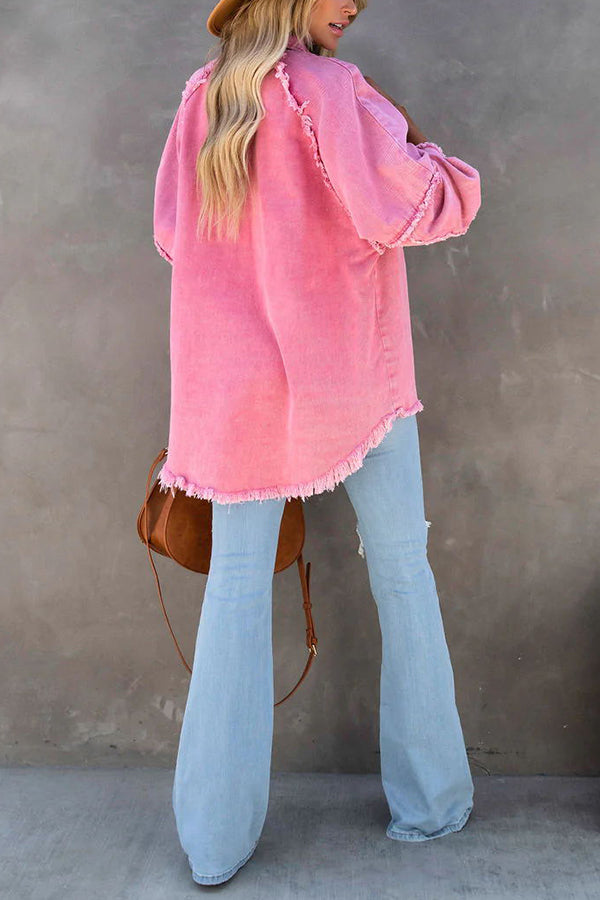 Trendy Playful Women's Denim Jacket
