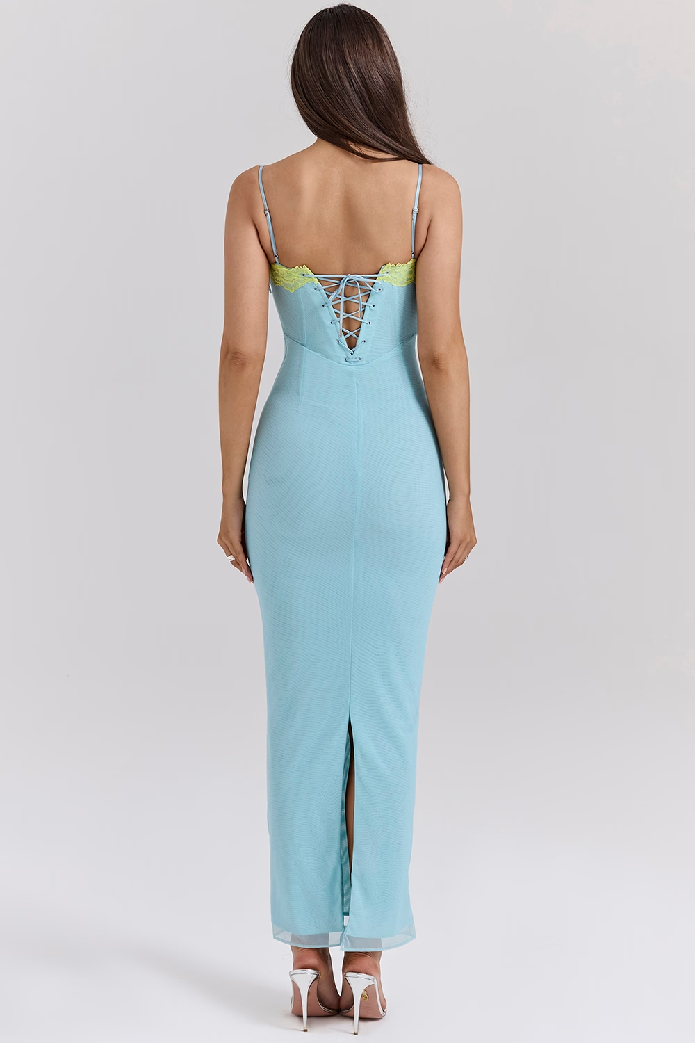 Santie | Mesh Strapless Bodycon Beach Dress