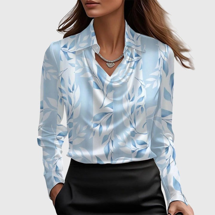 Elegant Luxury Women's Blouse with Long Sleeves