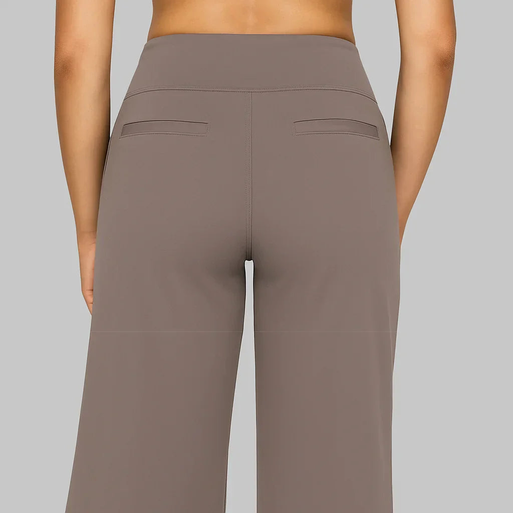 Stylish Women's Pants with Wide Legs and High Waist