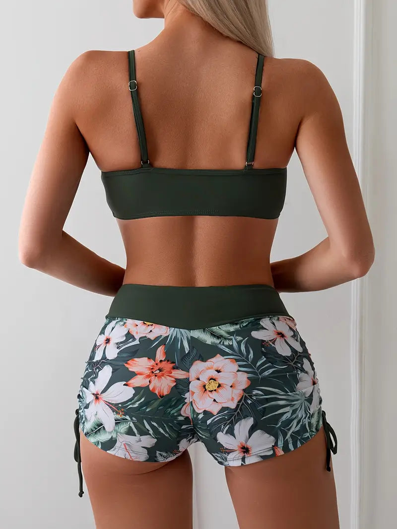 Marleigh | Refined Bikini Set with Floral Print