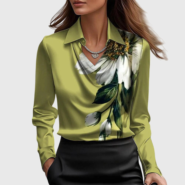 Elegant Luxury Women's Blouse with Long Sleeves