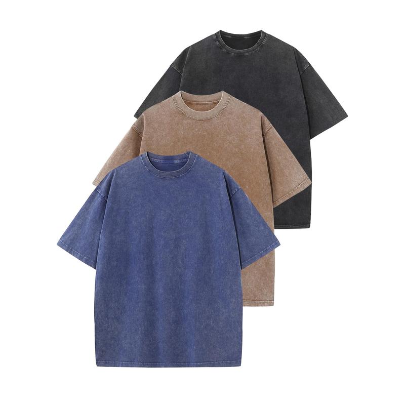 Trendy Women's 3-Pack Oversized T-Shirt Set with Loose Fit