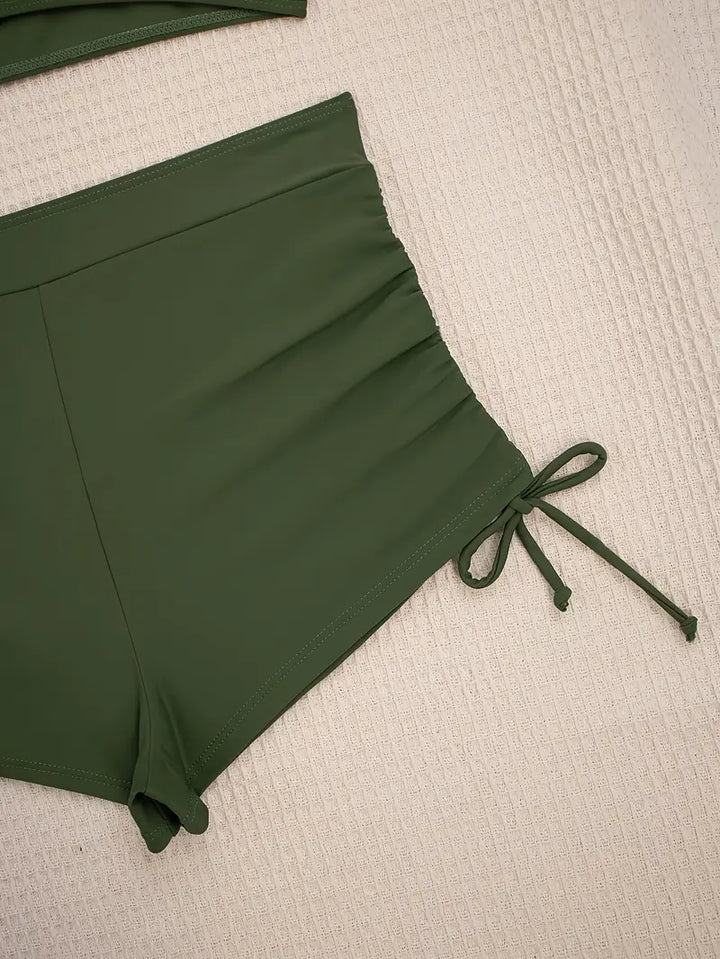 Julissa | Refined Green Bikini Set