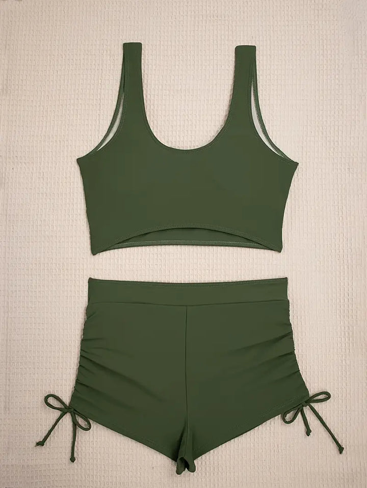 Julissa | Refined Green Bikini Set