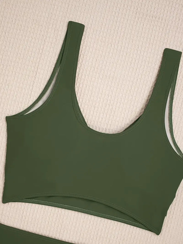 Julissa | Refined Green Bikini Set