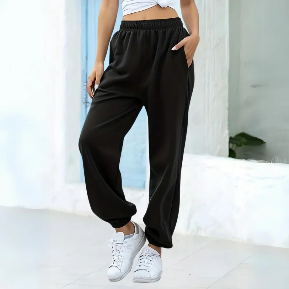 Casual Comfortable Women's Joggers With Elastic Waistband