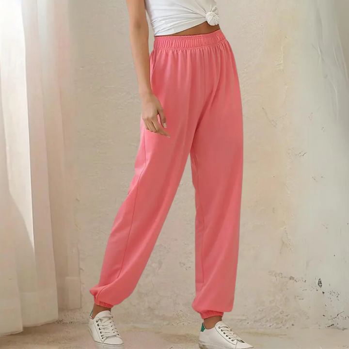 Casual Comfortable Women's Joggers With Elastic Waistband