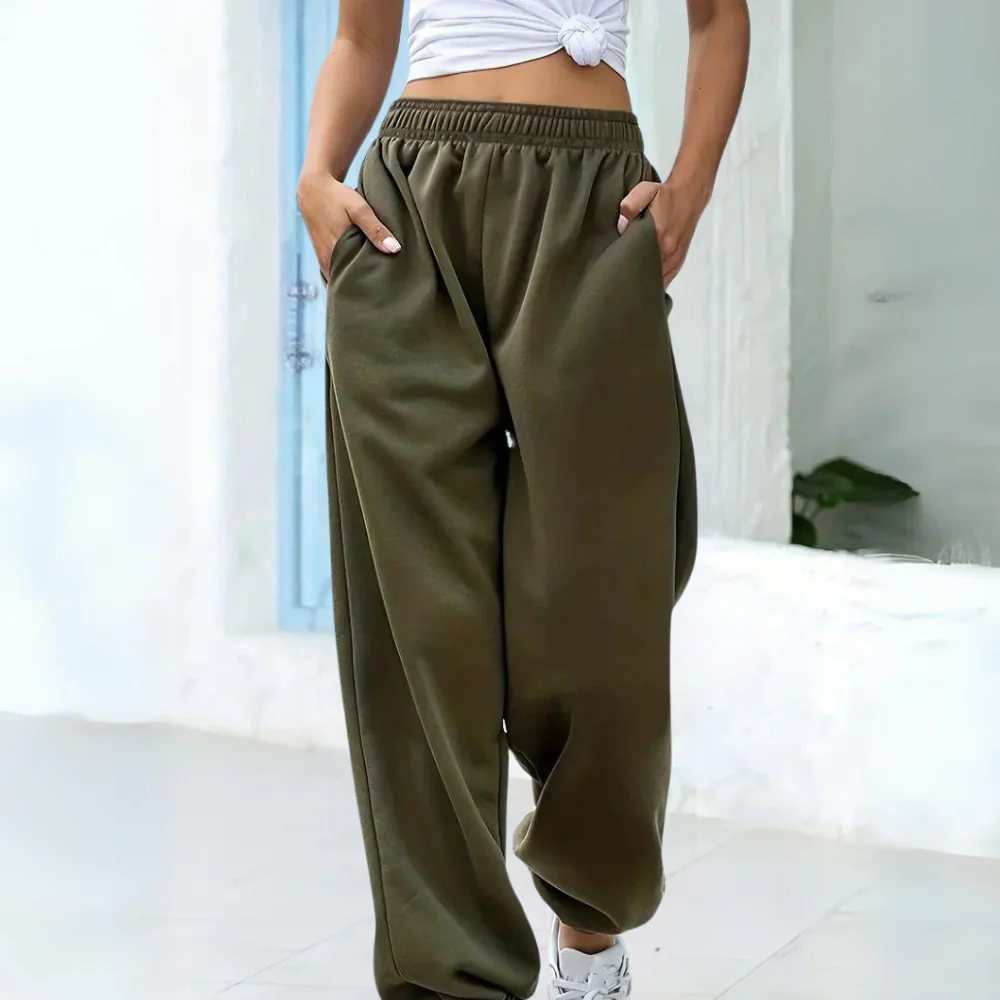 Casual Comfortable Women's Joggers With Elastic Waistband