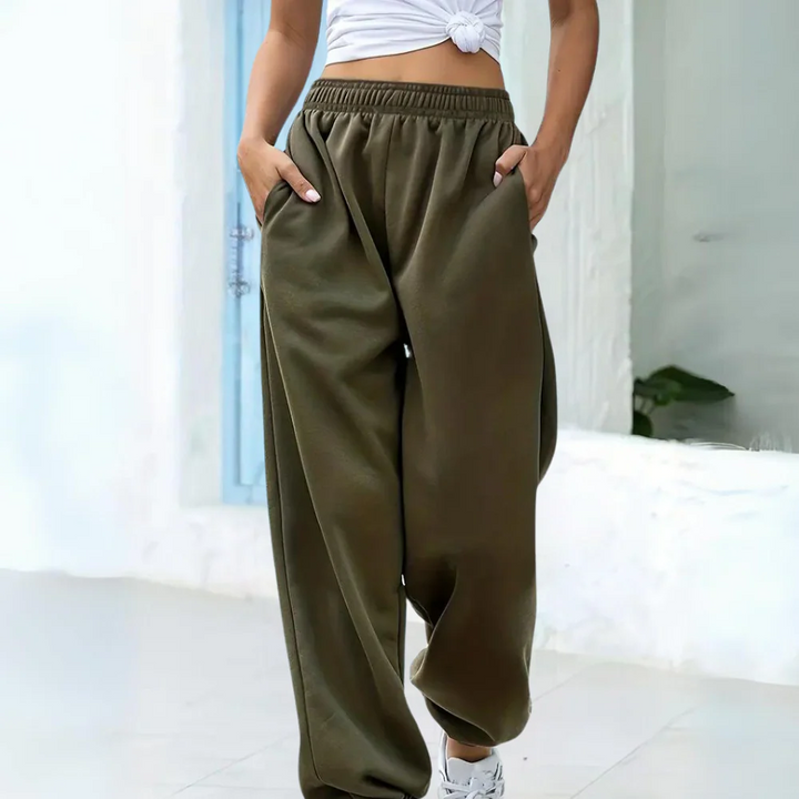 Casual Comfortable Women's Joggers With Elastic Waistband