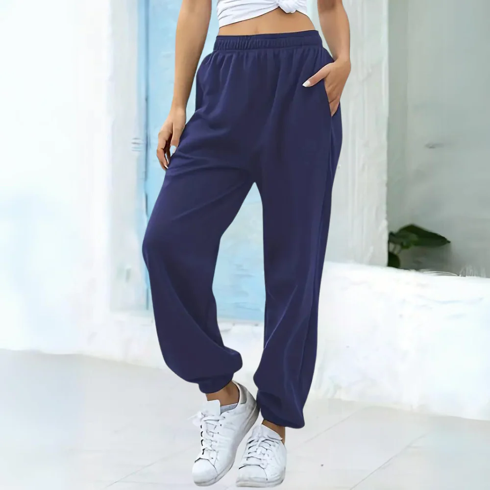 Casual Comfortable Women's Joggers With Elastic Waistband