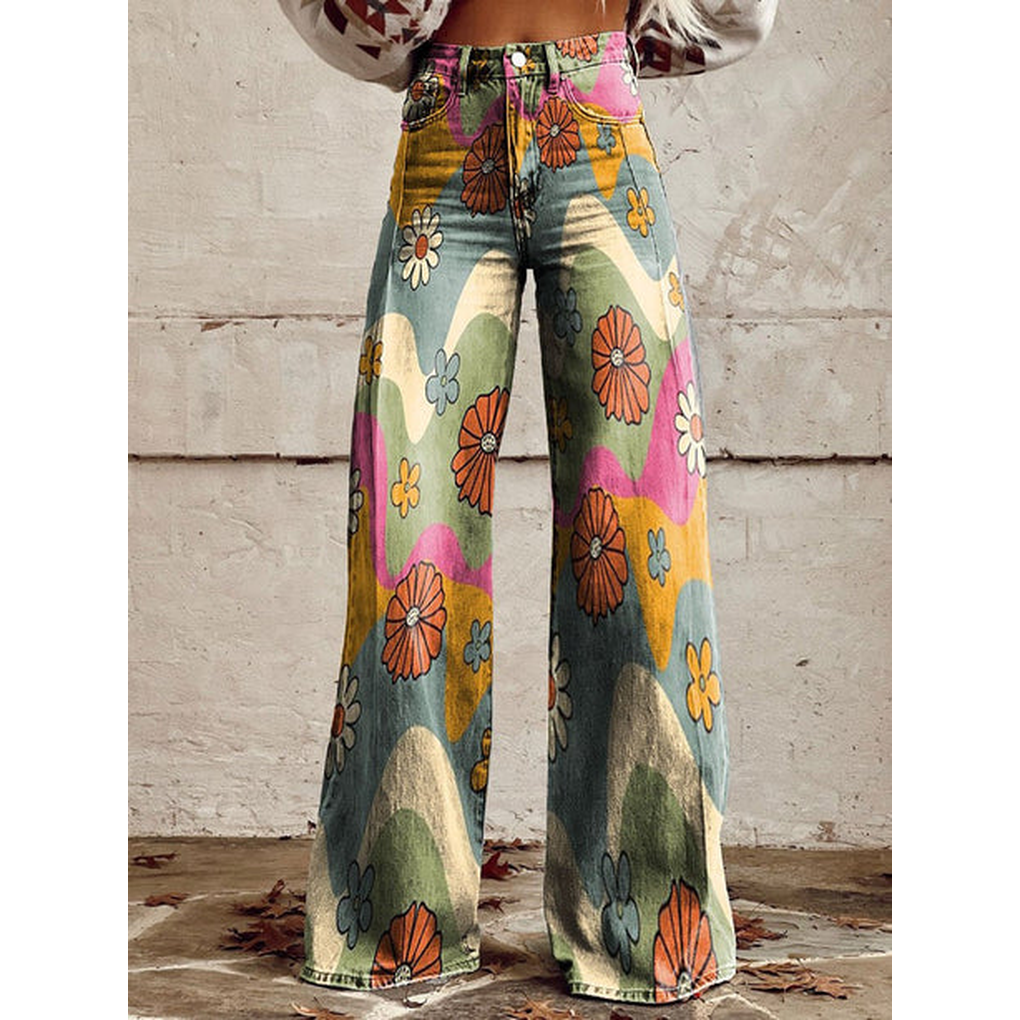 Waves and flowers / 5XL